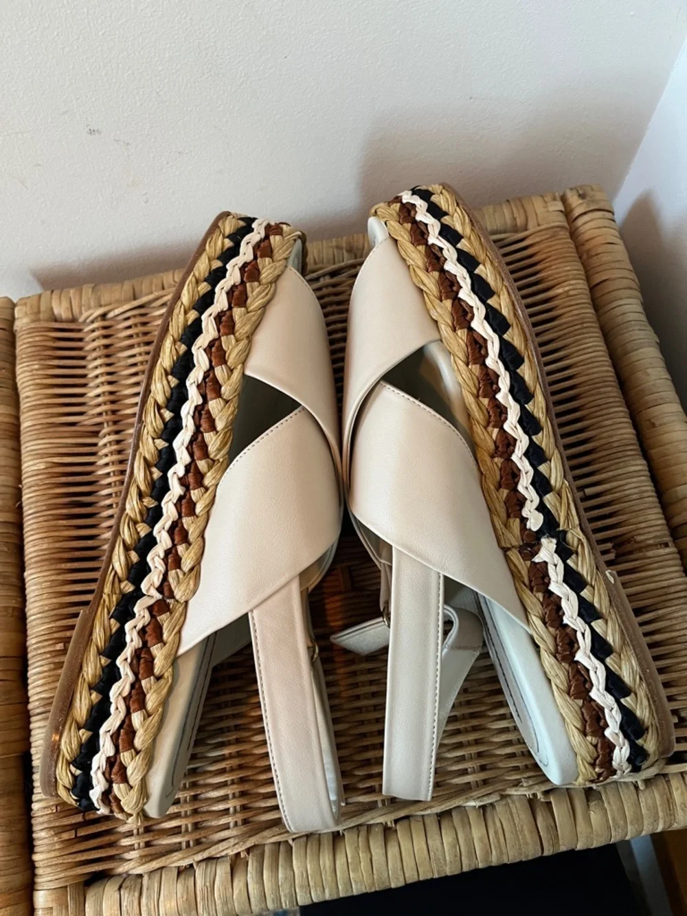 Free People x Paloma Barcelo Ophelia Woven Sandal Size 8 EU 38 NIB